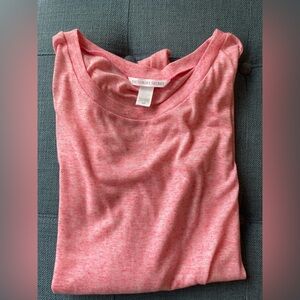 Victoria's Secret Heathered Pink Short Sleeve Tee! Brand new!